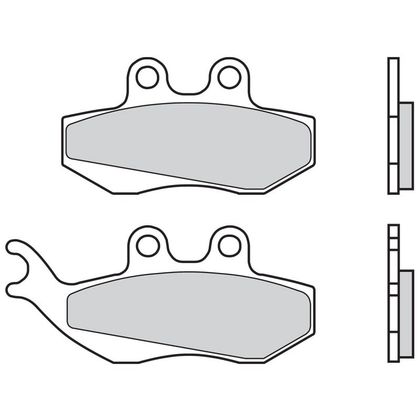 Plaquettes de freins Brembo Sinter Métal Fritté avant Ref : 07012XS / 7012XS 