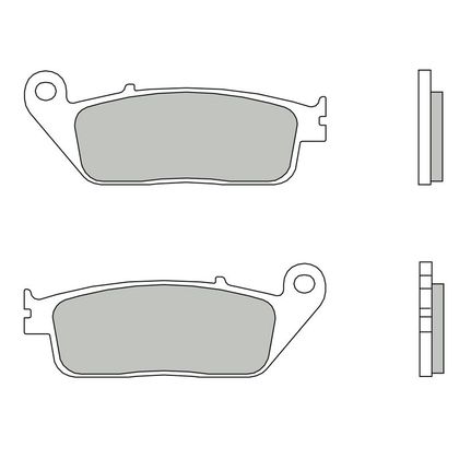 Pastillas de freno Brembo Delanteras/traseras de metal sinterizado (según modelo) Ref : 07074XS 