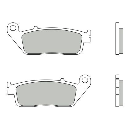 Pastillas de freno Brembo Delanteras/traseras de metal sinterizado (según modelo) Ref : 07075XS 