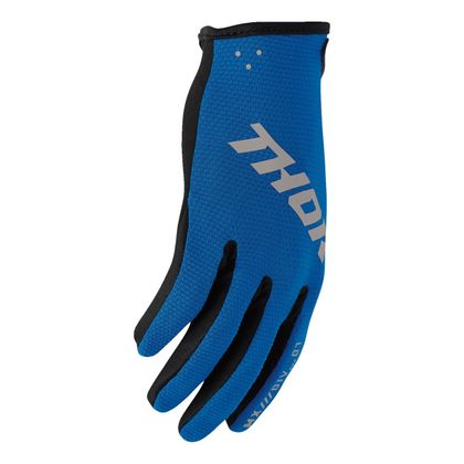 Thor RIDE - STATIC - KINDER Cross-Handschuhe - Blau