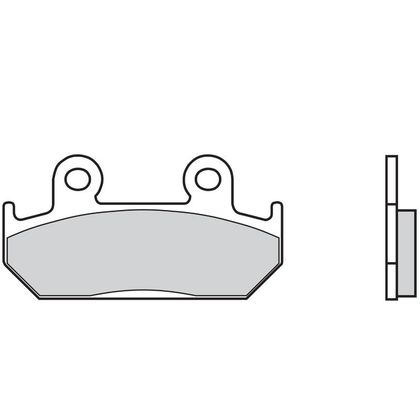 Plaquettes de freins Brembo Organique avant/arrière (Spécial S selon modèle)