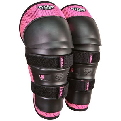 Fox PW-1 TITAN KIND Kniebeschermers - Zwart / Roze Ref: FX5958 / 08037-285-OS 