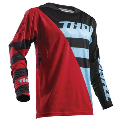 Maillot cross Thor FUSE AIR RIVE - ROUGE BLEU NOIR -  2018 Ref : TO1846 