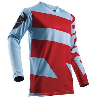 Maillot cross Thor PULSE LEVEL - BLEU ROUGE -  2018 Ref : TO1853 