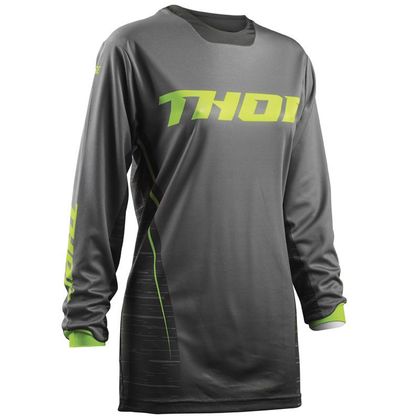Camiseta de motocross Thor WOMAN PULSE DASHE - GRIS VERDE - 2018 2018 Ref : TO1974 