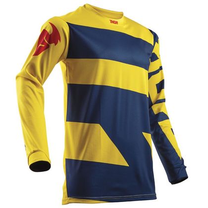 Maillot cross Thor YOUTH PULSE LEVEL - BLEU JAUNE -  Ref : TO1926 