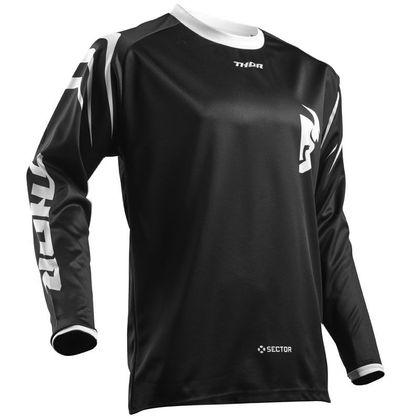 Maillot cross Thor SECTOR ZONES BLACK ENFANT Ref : TO1945 
