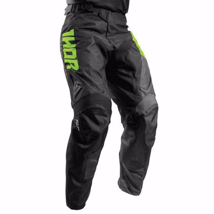 Pantalón de motocross Thor YOUTH PULSE AKTIV  - VERDE NEGRO