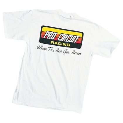 T-Shirt manches courtes Pro Circuit LOGO - Blanc