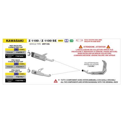Collecteur Arrow Racing - Gris