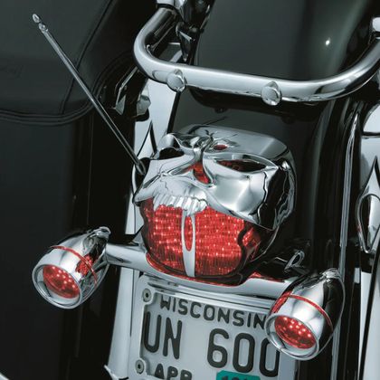 Protection Phare Kuryakyn ZOMBIE CHROME POUR FEU ARRIERE Universel