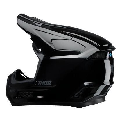 Casque cross Thor FLEET - BLACKOUT - ENFANT - Noir / Blanc