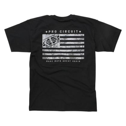 T-Shirt manches courtes Pro Circuit FLAG - Noir