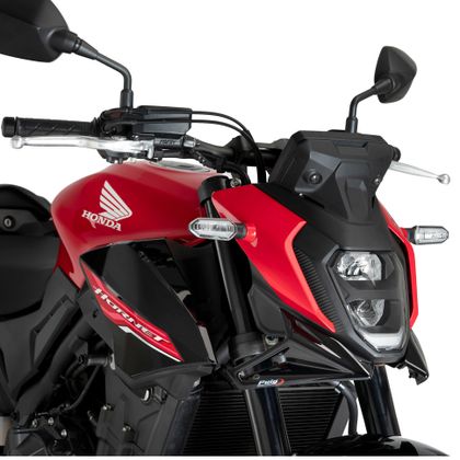 Spoiler Puig AILERONS ROADSTER FRONTAUX - Noir Ref : PUI0838 HONDA 500 CB 500 HORNET - 2024 - 2025