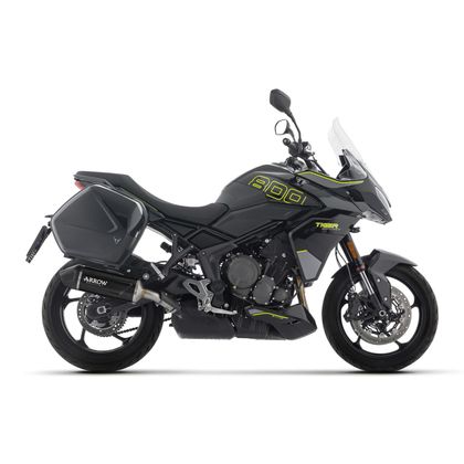 Silencieux Arrow INDY RACE EMBOUT CARBONE - Noir Ref : AW1210 TRIUMPH 800 TIGER SPORT 800 - 2025