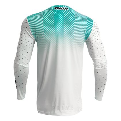 Camiseta de motocross Thor PRIME TECH 2023 - Blanco / Azul