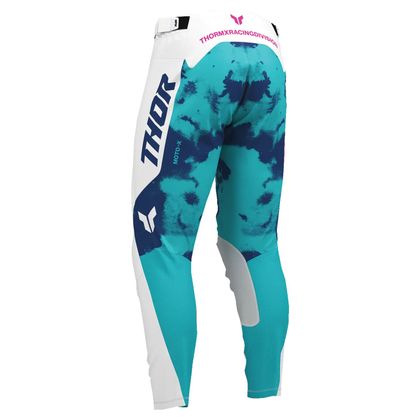 Thor LAUNCH BLEACH 2025 Cross-country pants - White / Blue