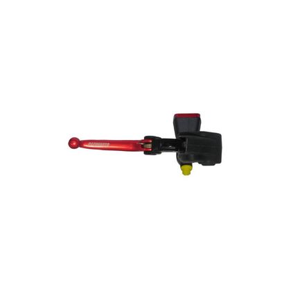 Accossato radial 10.5 mit integriertem Wassertank umklappbarer Hebel Hauptbremszylinder Universell - Schwarz / Rot