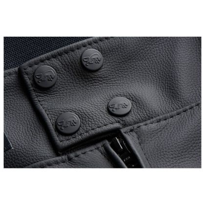 Furygan Bud Evo 3 - Pantaloni Moto Uomo In Pelle Con Ginocchiere Regolabili E Inserti Bi-Stretch