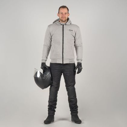 DXR FLEEZ Motor sweater - Grijs