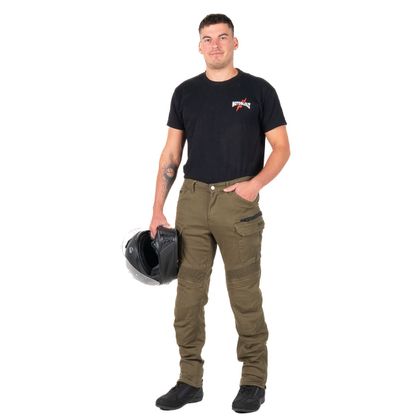 DXR WAYNE Motorbike Trousers - Green