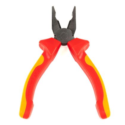 Pince plate Motoblouz isolée VDE 160mm Universel - Rouge / Jaune Ref : MB0457 / MB0457C23412 