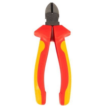 Pince coupante Motoblouz côté isolée VDE 160mm Universel - Rouge / Jaune Ref : MB0458 / MB0458C23412 