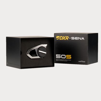 DXR BY SENA 50S - SOLO Intercom - Zwart / Grijs