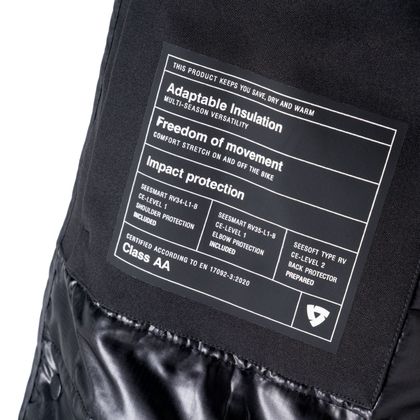 Blouson Moto Rev it ARBOR H2O - Noir