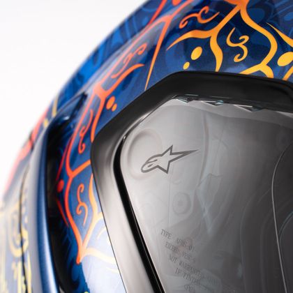 Alpinestars S-R10 MARTHAINATOR Full-face helmet - Blue / Black