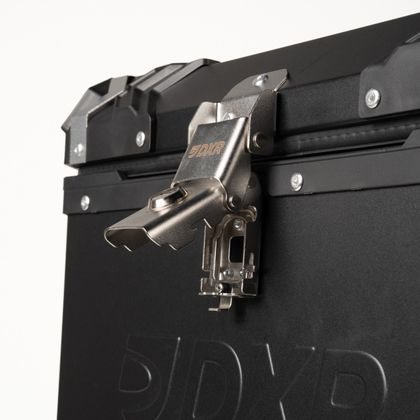 Top case DXR NOMAD 55L ALU AVEC PLATINE - Noir