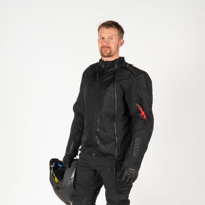 DXR D-TEX Motorbike Jacket - Black