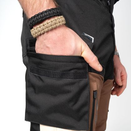 Pantalon Moto DXR ROADTRIP PANT - Noir / Beige