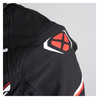 Blouson Moto Ixon STRIKER AIR WATERPROOF - Noir / Rouge