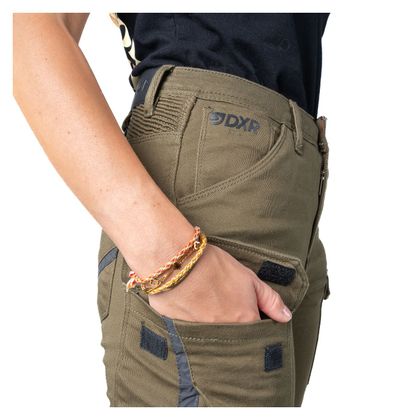 DXR VICKI DAME Motorbroek - Groen