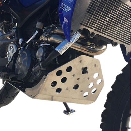 Sabot moteur Motoboxer Aluminium - Gris Ref : MTB0002 YAMAHA 660 XT 660 R (DM01) - 2004 - 2016