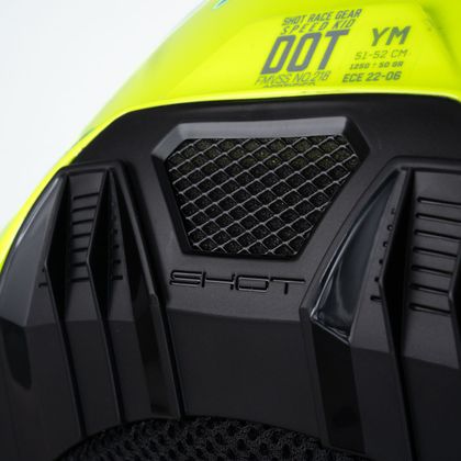 Casque cross Shot SPEED ENFANT GHOST - Noir / Jaune