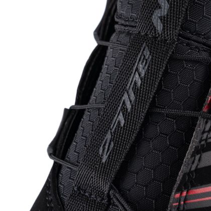 Baskets Moto Ixon BULL 2 WATERPROOF ULTRA - Noir / Rouge