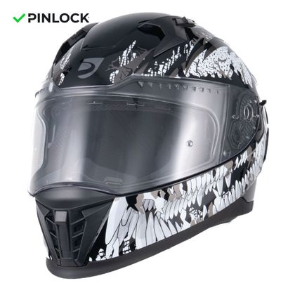 DXR EROS BEAST Full-face helmet - Black Ref : DX0694 