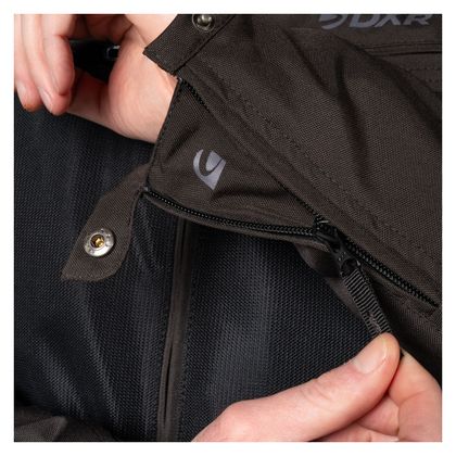 DXR SWIZZLE TEX Motorradjacke - Braun / Schwarz