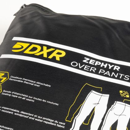 DXR ZEPHYR Motorbroek - Zwart