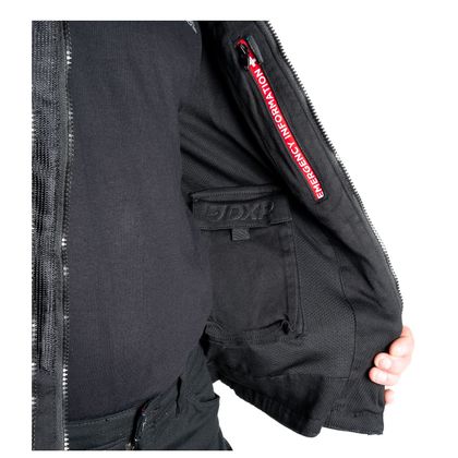 DXR BRUCE Motorbike Jacket - Black