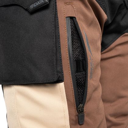 Pantalon Moto DXR ROADTRIP PANT - Noir / Beige