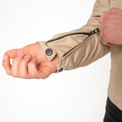 Blouson Moto DXR R'STROKE - Jaune / Beige