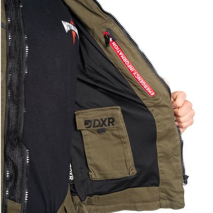 DXR BRUCE Motorradjacke - Grün