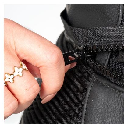 DXR GINA Motorbike Trousers - Black / White