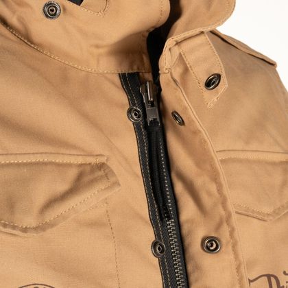 Casaco de motociclista Helstons VON DUTCH SECTION - Bege