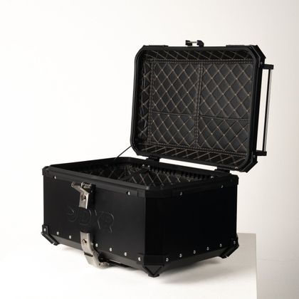 Top case DXR NOMAD 65L ALU AVEC PLATINE - Noir