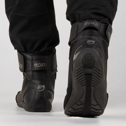 DXR RUGGER Motorrad-Sneaker - Schwarz / Grau