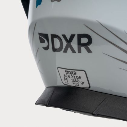 Casque intégral DXR EROS FELINE - Blanc / Bleu